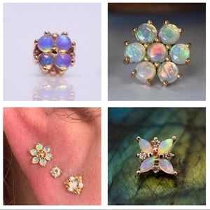 BVLA/Buddha Jewelry YG Opal Flower collection